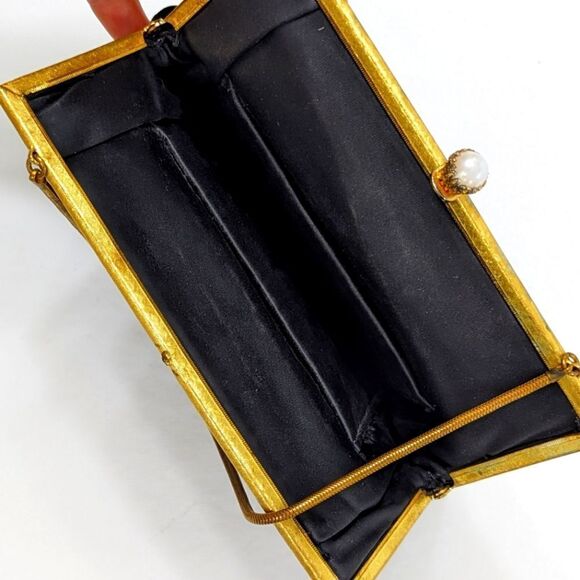 Vintage Velvet Beaded Clutch - Picture 4 of 6